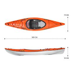 Orca Outdoors Xlite 10 Ultralight Performance Touring Kayak - Sunrise [Adelaide]
