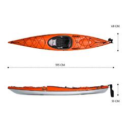 Orca Outdoors Xlite 13 Ultralight Performance Touring Kayak - Sunrise [Adelaide]