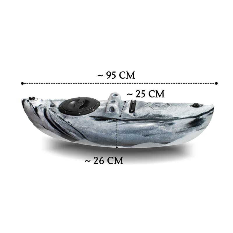 K2F Kayak Outrigger/Stabilizer Kit [Colour: Grey Camo] [Delivered]