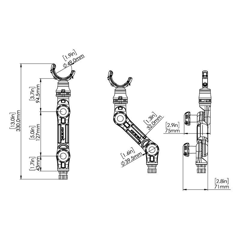Railblaza Trolling Motor Support XL Railblaza Trolling Motor Support XL