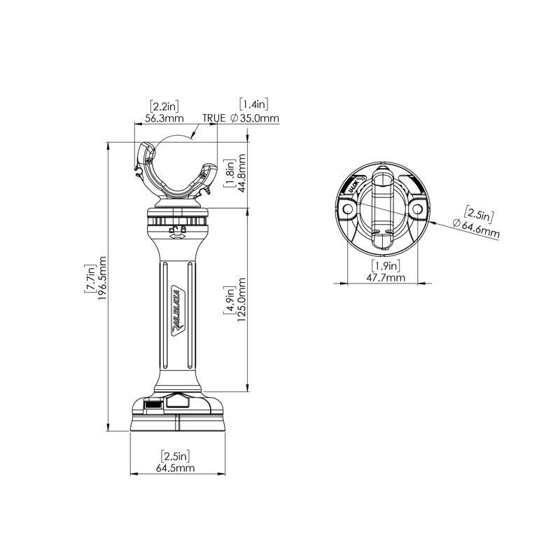 Railblaza Trolling Motor Support Kit Railblaza Trolling Motor Support Kit