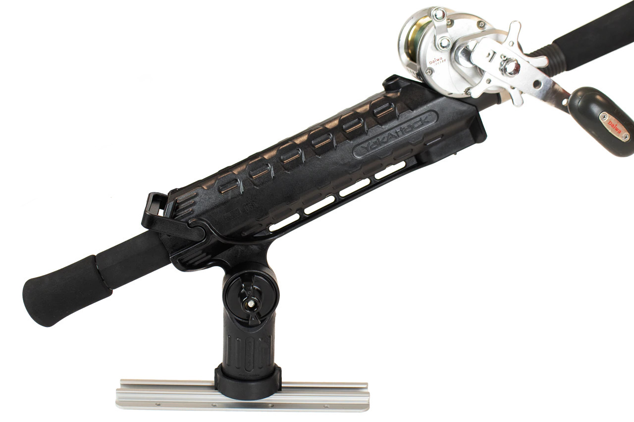YakAttack AR Tube⢠Rod Holder with Track Mounted LockNLoad⢠Mounting System YakAttack AR Tube⢠Rod Holder with Track Mounted LockNLoad⢠Mounting System