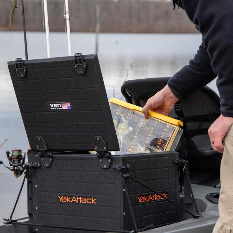 YakAttack BlackPak Pro Kayak Fishing Crate - 13″ x 16″ YakAttack BlackPak Pro Kayak Fishing Crate - 13″ x 16″