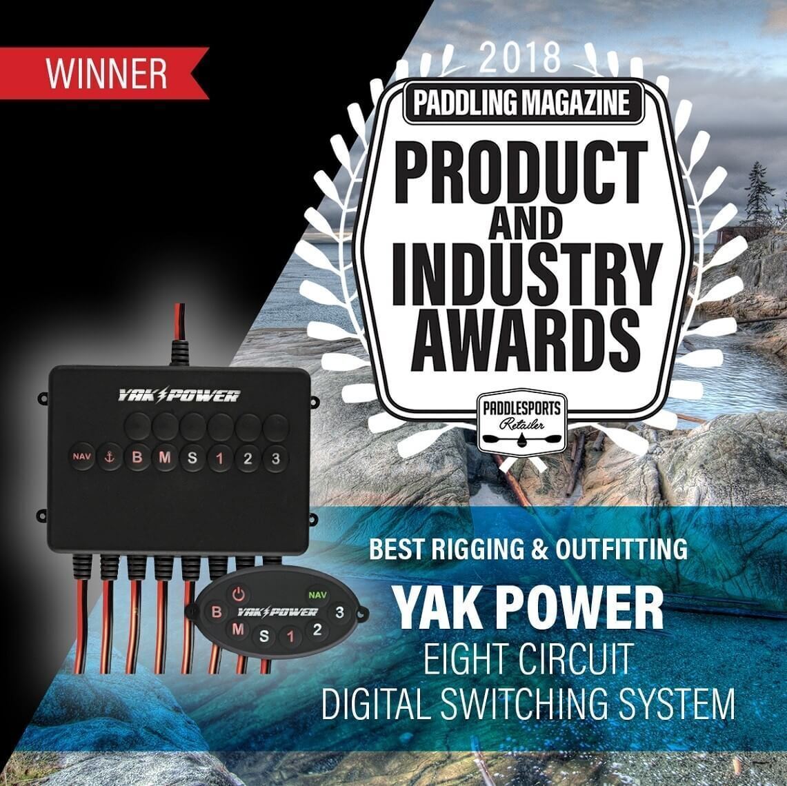 Yak-Power 8 Circuit Bluetooth Enabled Switching System Yak-Power 8 Circuit Bluetooth Enabled Switching System