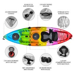 Osprey Fishing Kayak Package - Rainbow [Brisbane-Coorparoo]