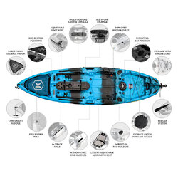 NEXTGEN 10 MKII Pro Fishing Kayak Package - Sky Blue [Perth]
