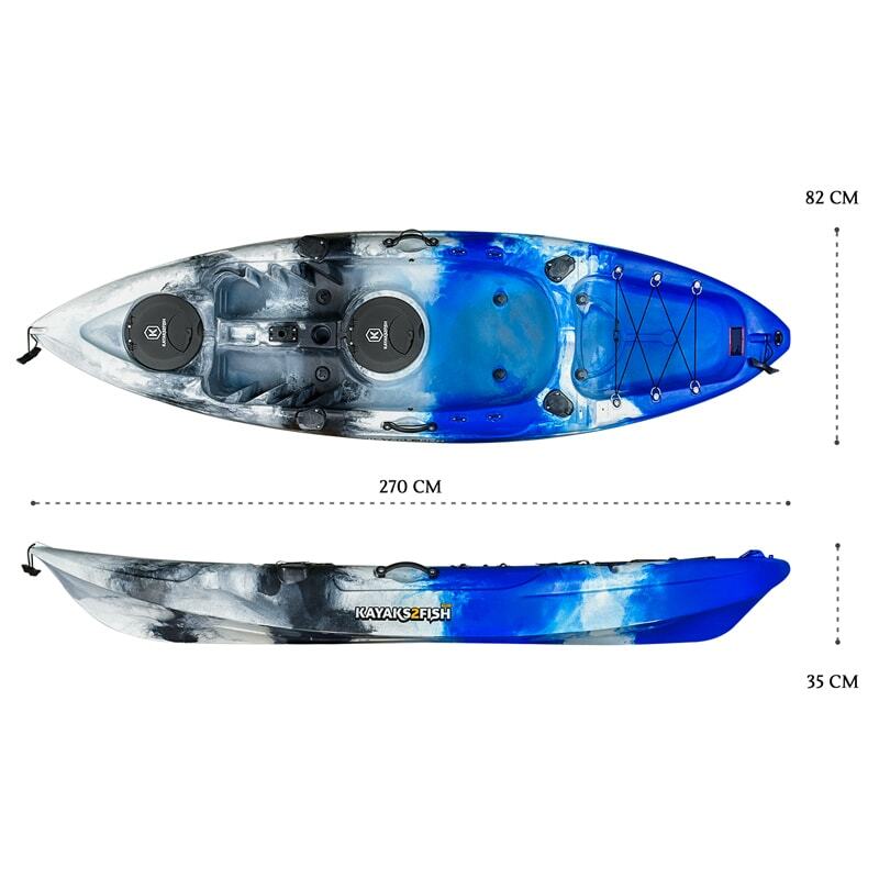Osprey Fishing Kayak Package - Blue Camo [Brisbane-Coorparoo]