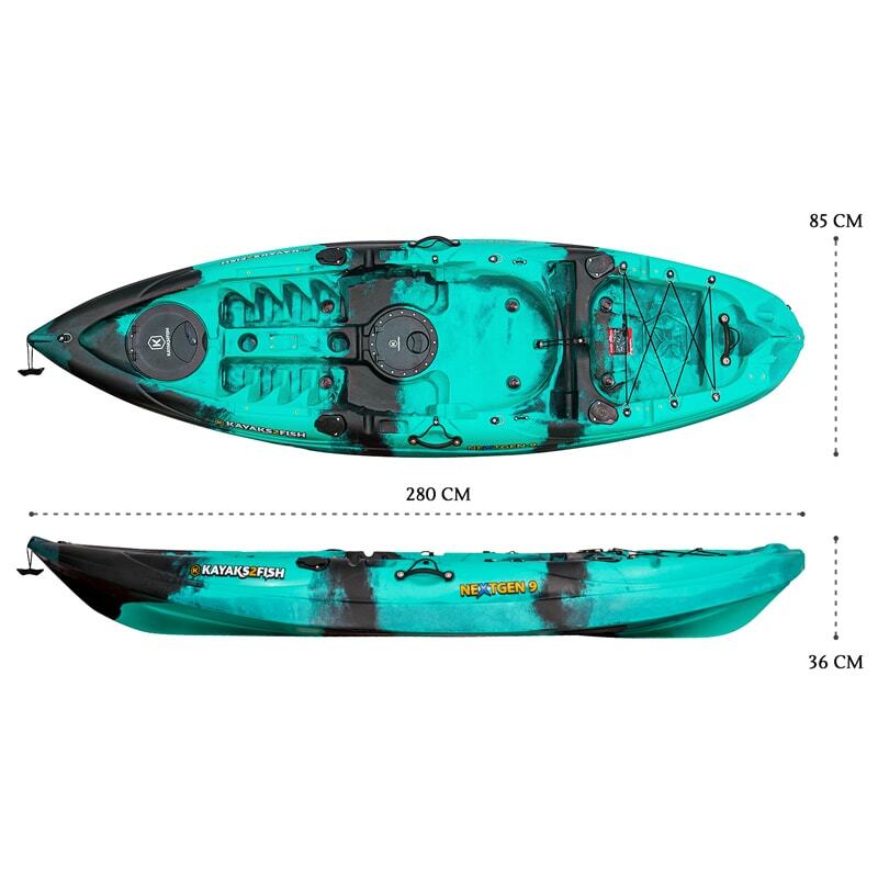 NEXTGEN 9 Fishing Kayak Package - Bora Bora [Melbourne]