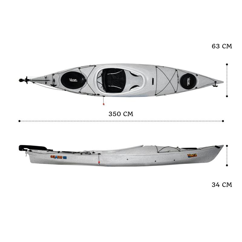 Oceanus 11.5 Single Sit In Kayak - Pearl [Sydney]