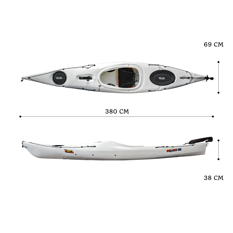 Oceanus 12.5 Single Sit In Kayak - Pearl [Sydney]