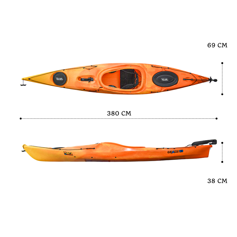 Oceanus 12.5 Single Sit In Kayak - Sunrise [Sydney]