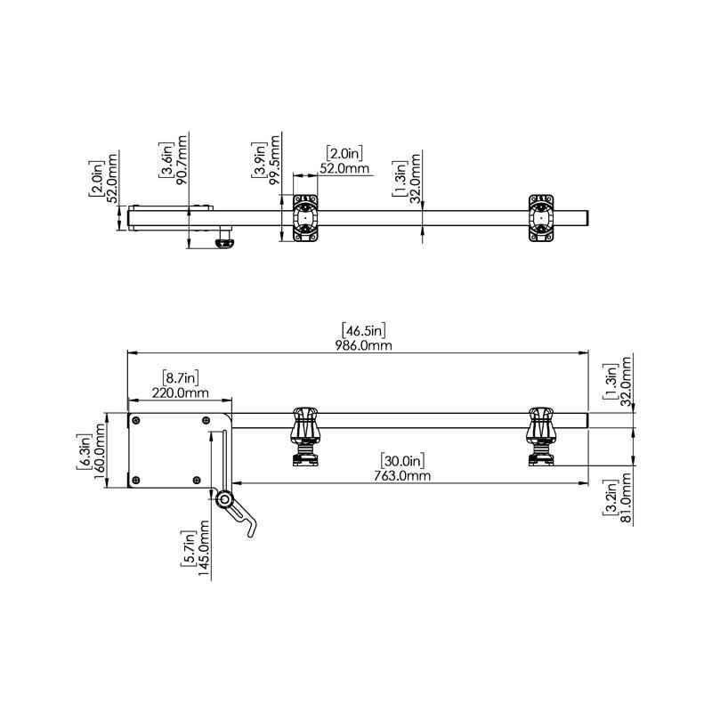 Railblaza Kayak Motor Mount Railblaza Kayak Motor Mount