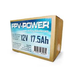 FPV-Power Kayak Battery Combo 12V 17.5AH FPV-Power Kayak Battery Combo 12V 17.5AH