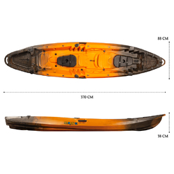 Merlin Pro Double Fishing Kayak Package - Sunset [Adelaide]