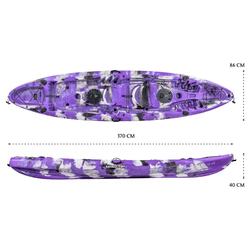 Eagle Pro Double Fishing Kayak Package - Purple Camo [Brisbane-Darra]