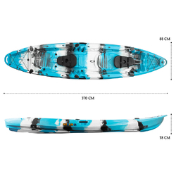 Merlin Pro Double Fishing Kayak Package - Blue Lagoon [Brisbane-Darra]