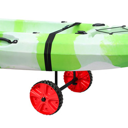 K2F New Model Kayak Trolley for Sit on Top Kayaks with Straps