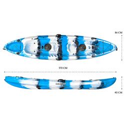 Eagle Double Fishing Kayak Package - Blue Lagoon [Melbourne]