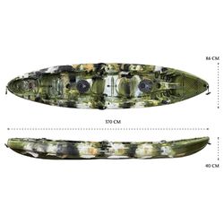 Eagle Pro Double Fishing Kayak Package - Jungle Camo [Perth]