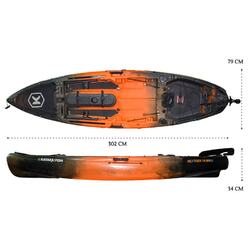 NextGen 10 MKII Pro Fishing Kayak Package - Sunset [Newcastle]