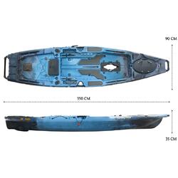 NextGen 11.5 Pedal Kayak - Steel Blue [Adelaide]