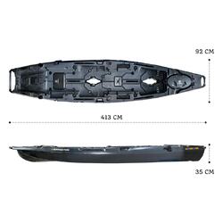 NextGen 13 Duo Pedal Kayak - Raven [Pickup Melbourne]