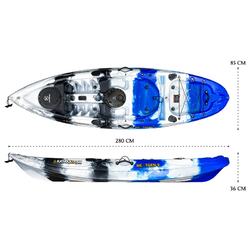 NextGen 9 Fishing Kayak Package - Blue Camo [Brisbane-Rocklea]