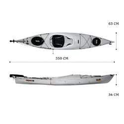 Oceanus 11.5 Single Sit In Kayak - Pearl [Brisbane-Darra]