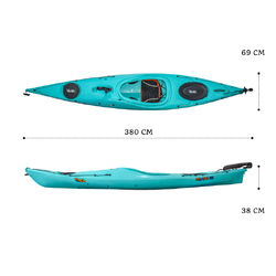 Oceanus 12.5 Single Sit In Kayak - Ocean [Brisbane-Darra]