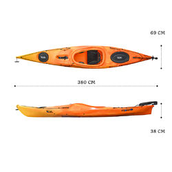Oceanus 12.5 Single Sit In Kayak - Sunrise [Brisbane-Darra]