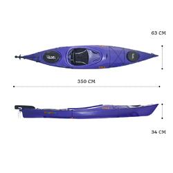 Oceanus 11.5 Single Sit In Kayak - Indigo [Perth]