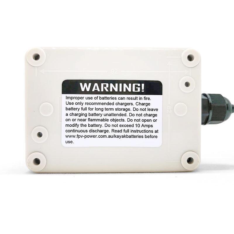 FPV-Power Kayak Battery Combo 12V 17.5AH FPV-Power Kayak Battery Combo 12V 17.5AH