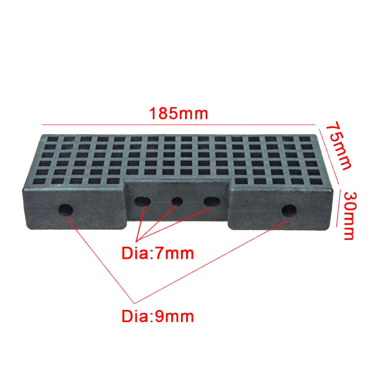 K2F Durable Nylon Block Board Fishing Kayak Trolling Motor Mounting DIY Accessories K2F Durable Nylon Block Board Fishing Kayak Trolling Motor Mounting DIY Accessories