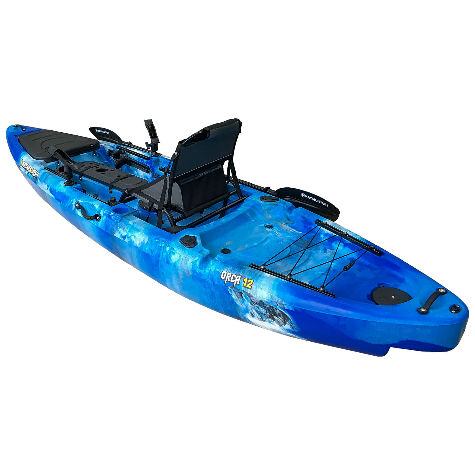 ORCA 12 Pro Fishing Kayak Package Blue Sea Kayaks2Fish