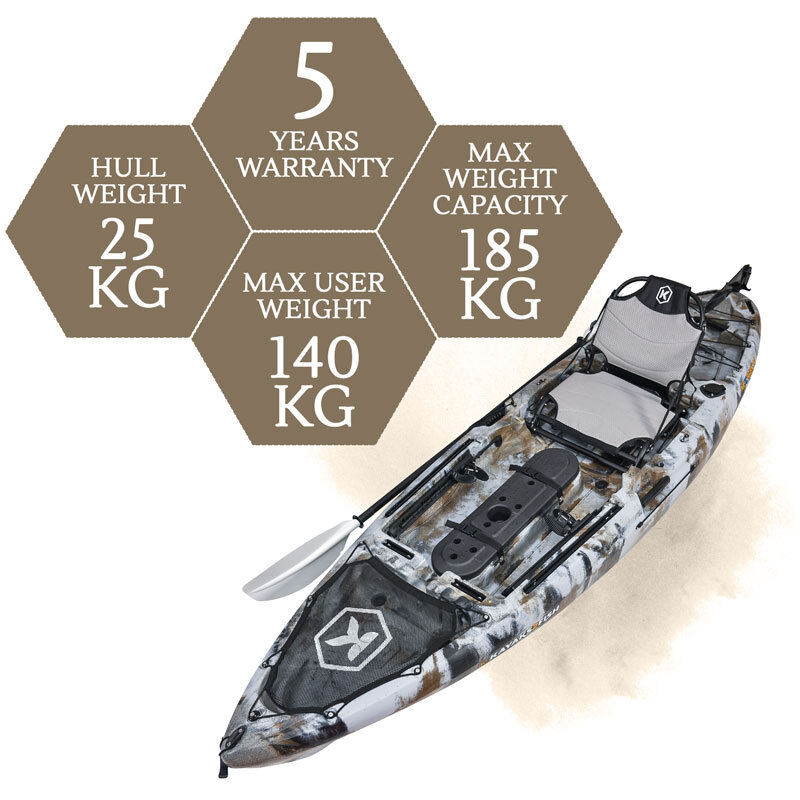 NextGen 10 MKII Pro Fishing Kayak Package - Desert [Adelaide]