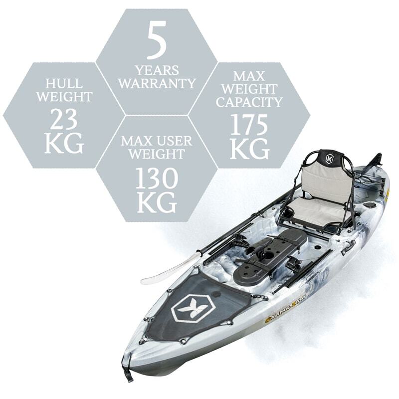 NEXTGEN 10 Pro Fishing Kayak Package - Storm [Brisbane-Coorparoo]