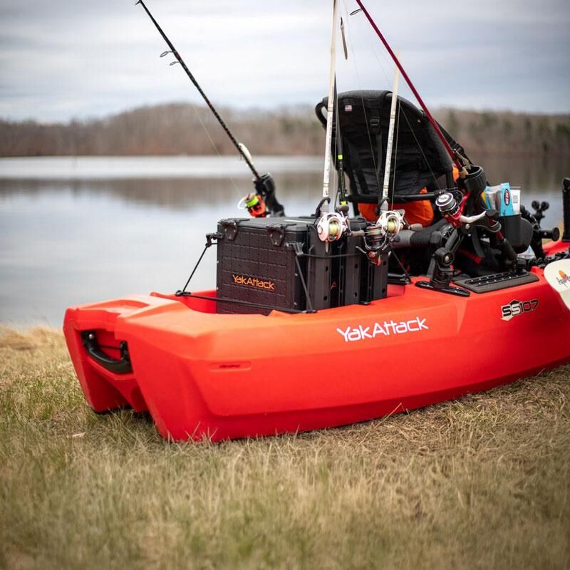 YakAttack BlackPak Pro Kayak Fishing Crate - 13″ x 13″  YakAttack BlackPak Pro Kayak Fishing Crate - 13″ x 13″
