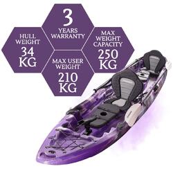Merlin Double Fishing Kayak Package - Purple Camo [Adelaide]