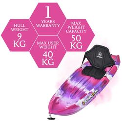 Puffin Kids Kayak Package - Pink & Purple [Brisbane-Coorparoo]