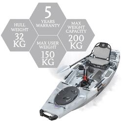 NextGen 11.5 Pedal Kayak - Thunder [Adelaide]