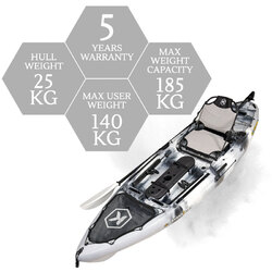 NextGen 10 MKII Pro Fishing Kayak Package - Storm [Adelaide]