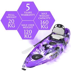 NEXTGEN 9 Fishing Kayak Package - Purple Camo [Brisbane-Coorparoo]