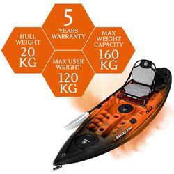 NextGen 9 Fishing Kayak Package - Sunset [Brisbane-Darra]