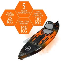NextGen 10 MKII Pro Fishing Kayak Package - Sunset [Sydney]