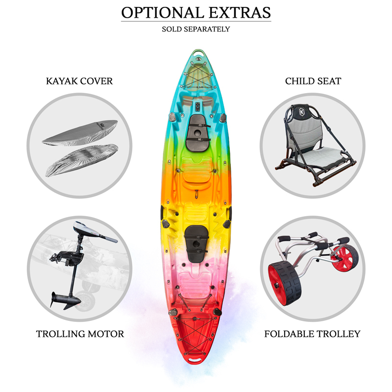Merlin Pro Double Fishing Kayak Package - Rainbow [Sydney]
