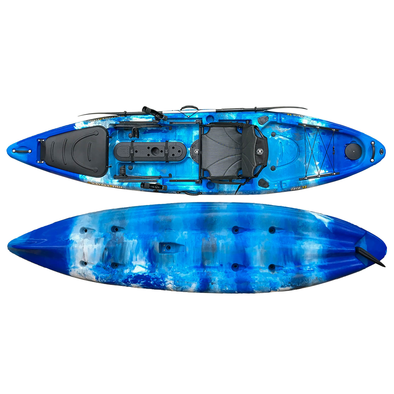 ORCA 12 Pro Fishing Kayak Package Blue Sea Kayaks2Fish