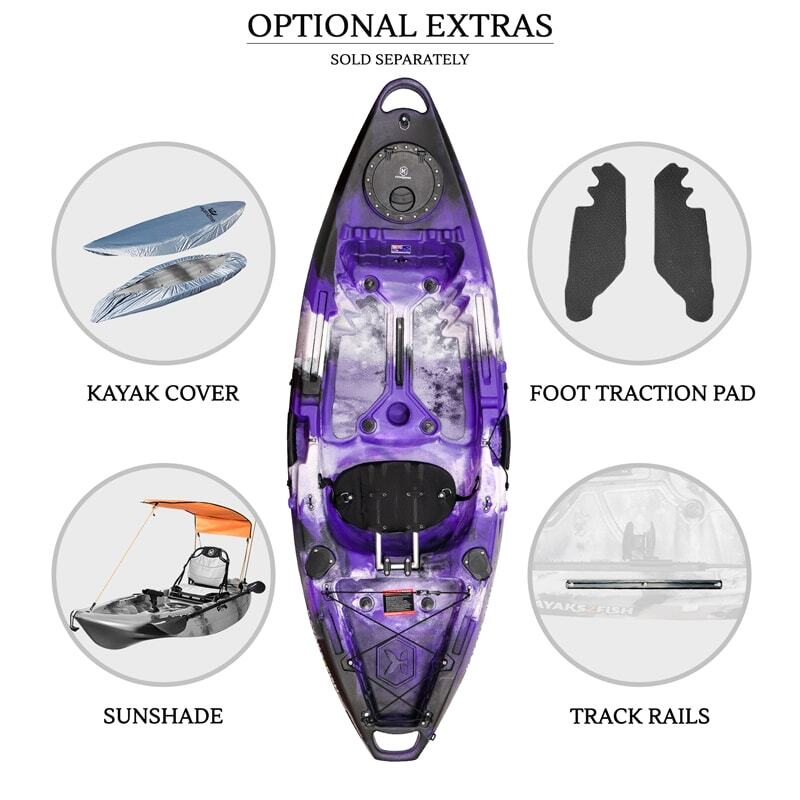NEXTGEN 7 Fishing Kayak Package - Purple Camo [Newcastle]