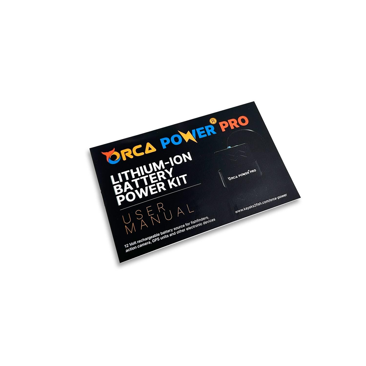 Orca Power Pro 12V 8.8AH Lithium-Ion Battery Power Kit Orca Power Pro 12V 8.8AH Lithium-Ion Battery Power Kit