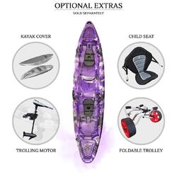 Merlin Double Fishing Kayak Package - Purple Camo [Brisbane-Rocklea]