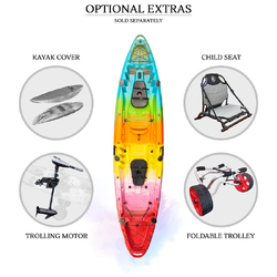 Merlin Pro Double Fishing Kayak Package - Rainbow [Brisbane-Rocklea]